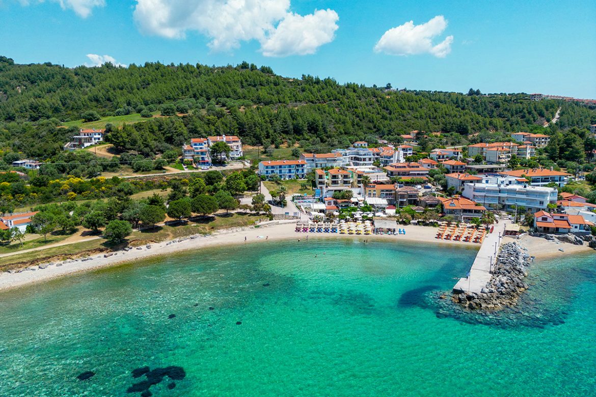 Loutra beach Agia Paraskevi